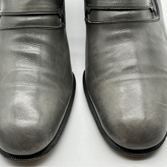 Salvatore Ferragamo Mens Gray Shoes Loafers‎ size 7 main image 9